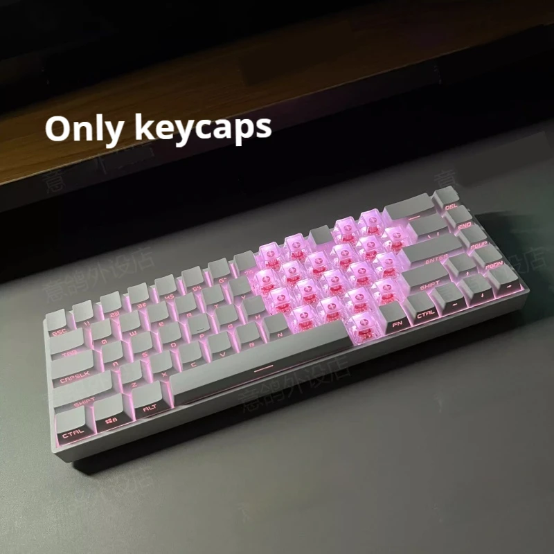 Transparent Keycap Heart-Shaped Side Engraving Oem Height Wooting Atk68 Magnetic Axis Pbt Material Ergonomic Silky Touch PC 
Transparent Keycap Heart-Shaped Side Engraving Oem Height Wooting Atk68 Magnetic Axis Pbt Material Ergonomic Silky Touch PC