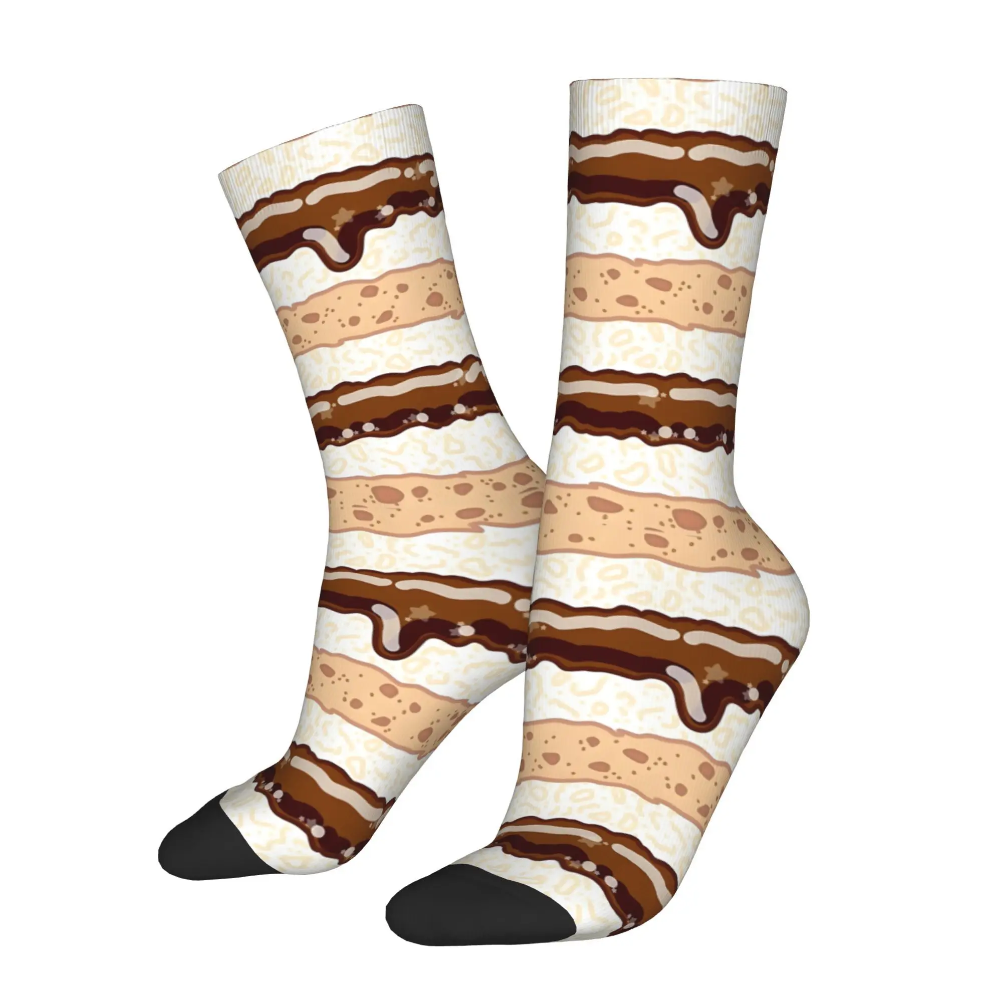 1pc Chocolate Peanut Butter Sandwich Printed Men's Socks Novelty Hip Hop Harajuku Pattern Crew Sock Casual Gift
1pc Chocolate Peanut Butter Sandwich Printed Men's Socks Novelty Hip Hop Harajuku Pattern Crew Sock Casual Gift