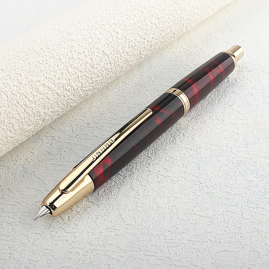 Jinhao 10 Press Fountain Pen Retractable EF Nib 0.38mm Metal Matte Black writing Ink Pen with Converter for students gifts
Jinhao 10 Press Fountain Pen Retractable EF Nib 0.38mm Metal Matte Black writing Ink Pen with Converter for students gifts