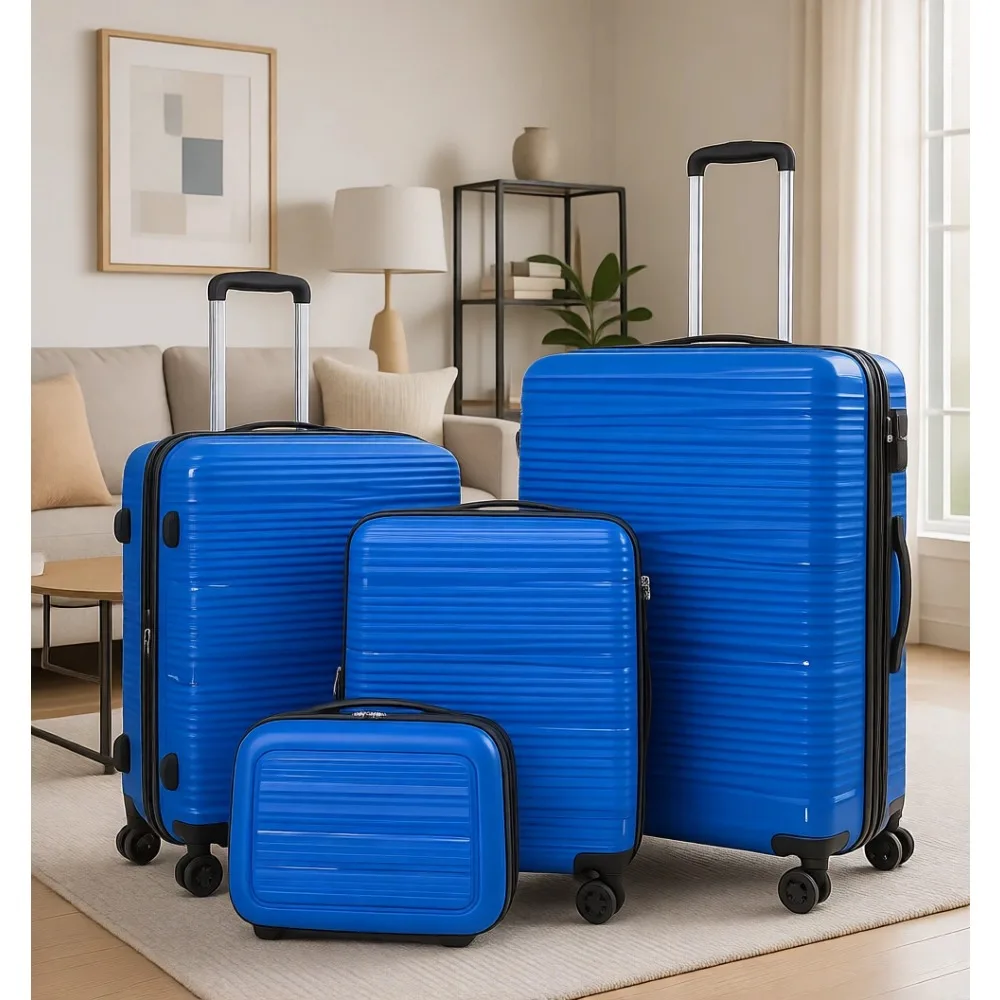 4 Piece PP Expandable Luggage Set - Lightweight 29/25/21/16 Inch Spinner Suitcases with TSA Lock and Telescoping Handle
4 Piece PP Expandable Luggage Set - Lightweight 29/25/21/16 Inch Spinner Suitcases with TSA Lock and Telescoping Handle