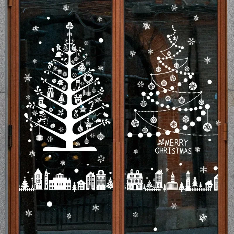 2026 Christmas Window Stickers 42cm White Christmas Tree Sticker New Year 2026 Xmas Tree Glass Stickers Merry Christmas Decor
2026 Christmas Window Stickers 42cm White Christmas Tree Sticker New Year 2026 Xmas Tree Glass Stickers Merry Christmas Decor