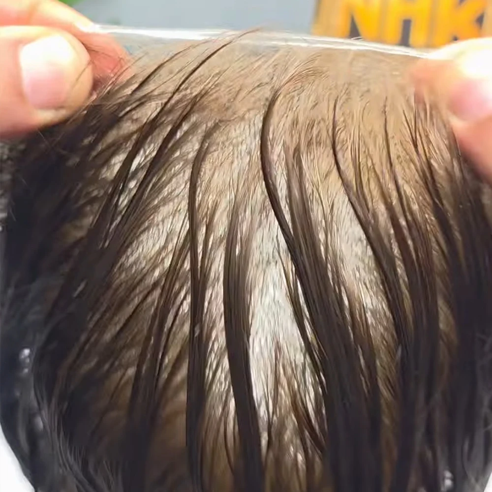 Thinnest 0.03mm Base Skin Knots Men's Wig Transparent PU Men Toupee 80%Density Man Human Hair Piece Unit Hair Replacement System
Thinnest 0.03mm Base Skin Knots Men's Wig Transparent PU Men Toupee 80%Density Man Human Hair Piece Unit Hair Replacement System