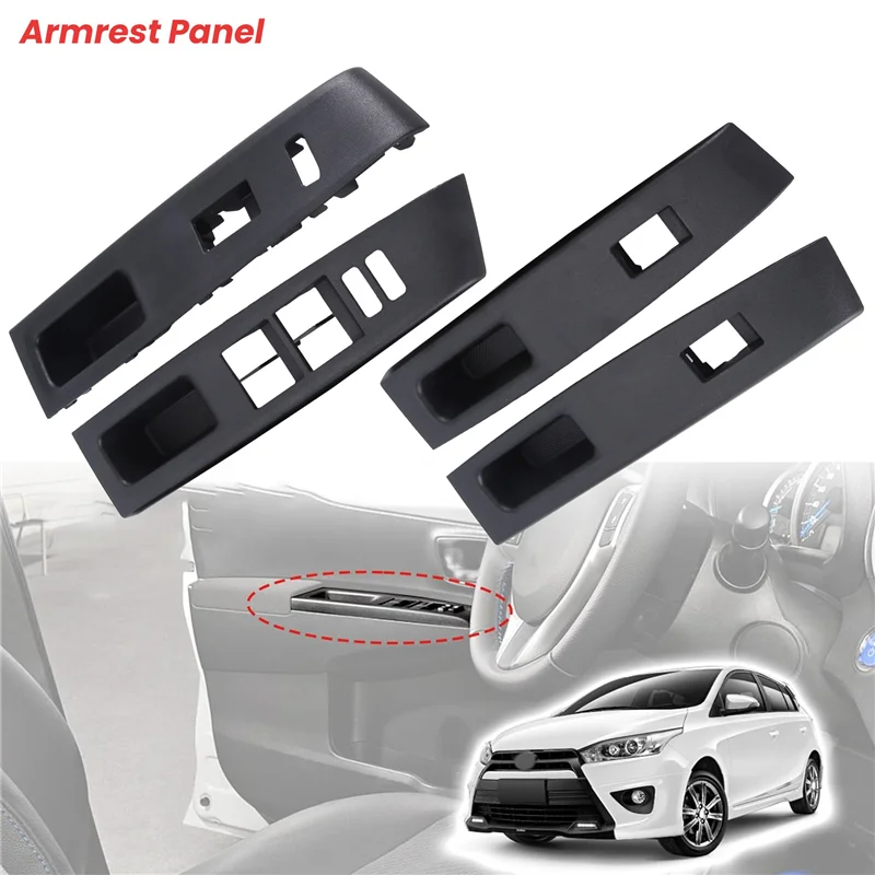 New Car Front Rear LH&RH Armrest Upper Panel Black Automotive Supplies For Toyota Vitz Yaris 2010-2014 LHD
New Car Front Rear LH&RH Armrest Upper Panel Black Automotive Supplies For Toyota Vitz Yaris 2010-2014 LHD