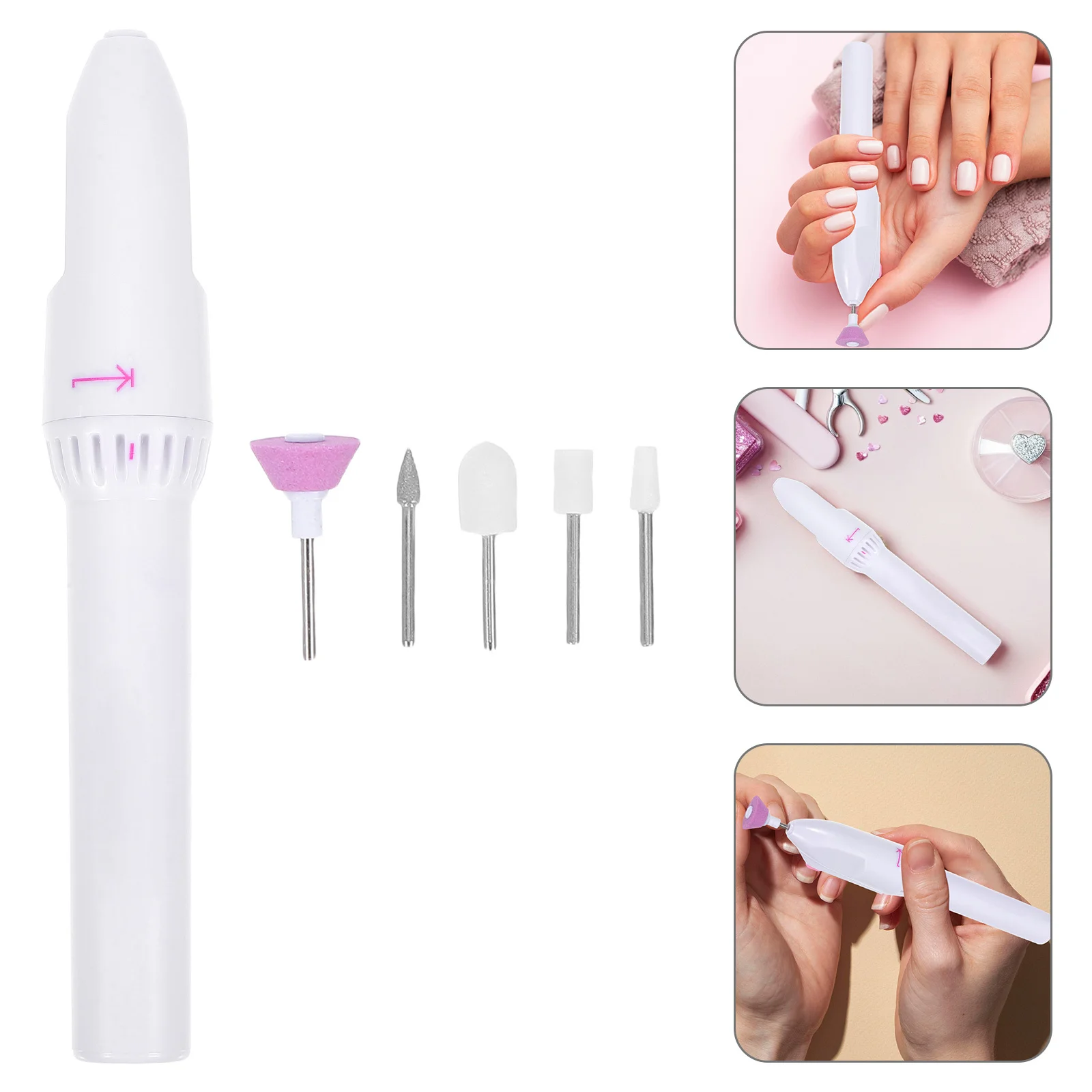 5pcs Electric Nail Grinder Pen Manicure Tool For Filing Polishing Drilling Grinding Carving Engraving Routing Sanding Nail Art
5pcs Electric Nail Grinder Pen Manicure Tool For Filing Polishing Drilling Grinding Carving Engraving Routing Sanding Nail Art