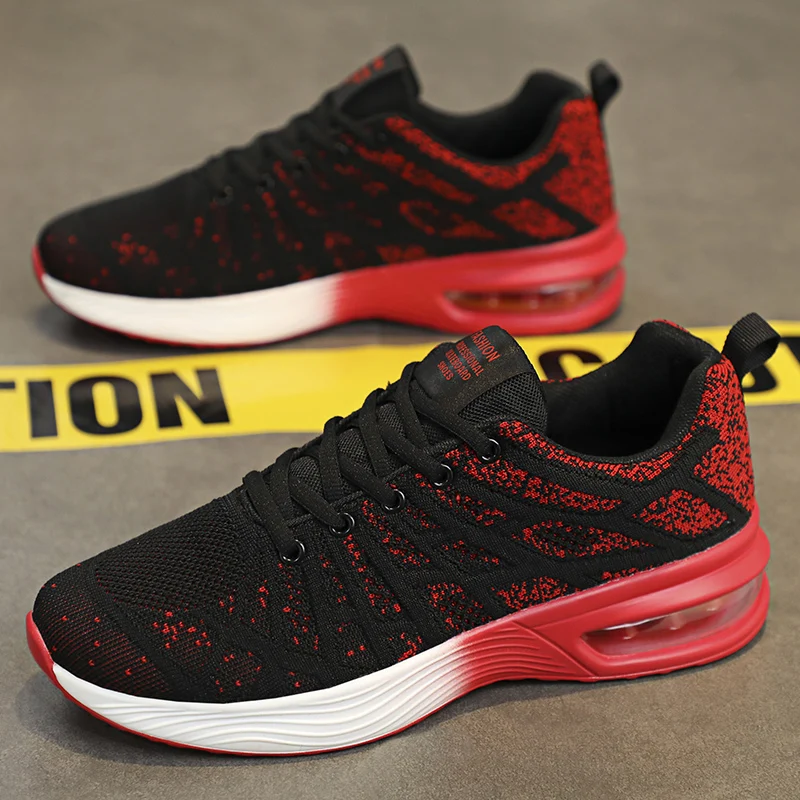Air Cushion Running Shoes Breathable Men Sneakers Outdoor Low Top Casual Sports Shoes for Jogging Mesh Lace Up EU 39-45
Air Cushion Running Shoes Breathable Men Sneakers Outdoor Low Top Casual Sports Shoes for Jogging Mesh Lace Up EU 39-45