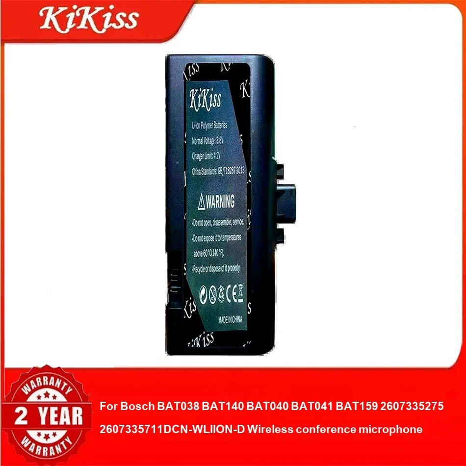 Battery For Bosch BAT038 BAT140 BAT040 BAT041 BAT159 2607335275 2607335711DCN-WLIION-D Wireless Conference Microphone
Battery For Bosch BAT038 BAT140 BAT040 BAT041 BAT159 2607335275 2607335711DCN-WLIION-D Wireless Conference Microphone