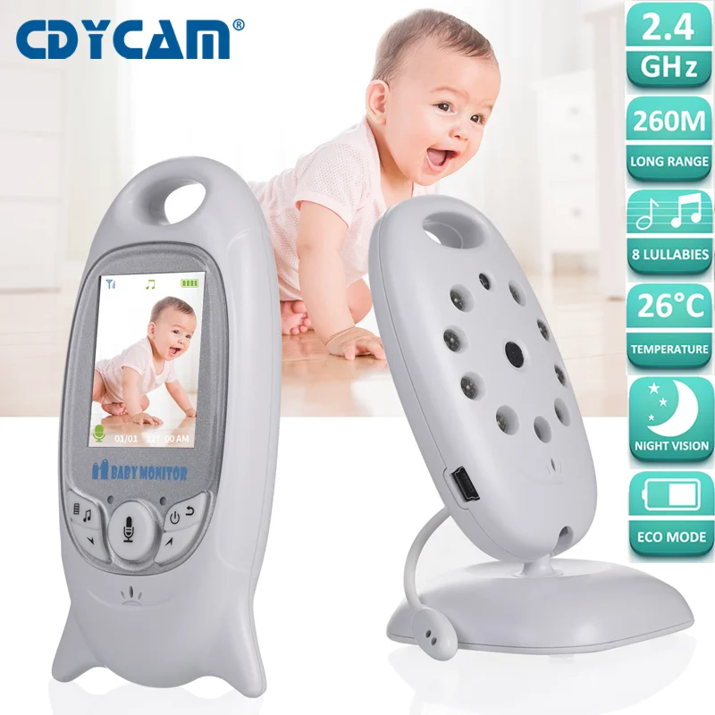 New VB601 Video Baby Monitor 2 Way Talk 2 inch LCD Wireless Security Nanny Camera Night Vision Temperature Monitoring 8 Lullabys
New VB601 Video Baby Monitor 2 Way Talk 2 inch LCD Wireless Security Nanny Camera Night Vision Temperature Monitoring 8 Lullabys