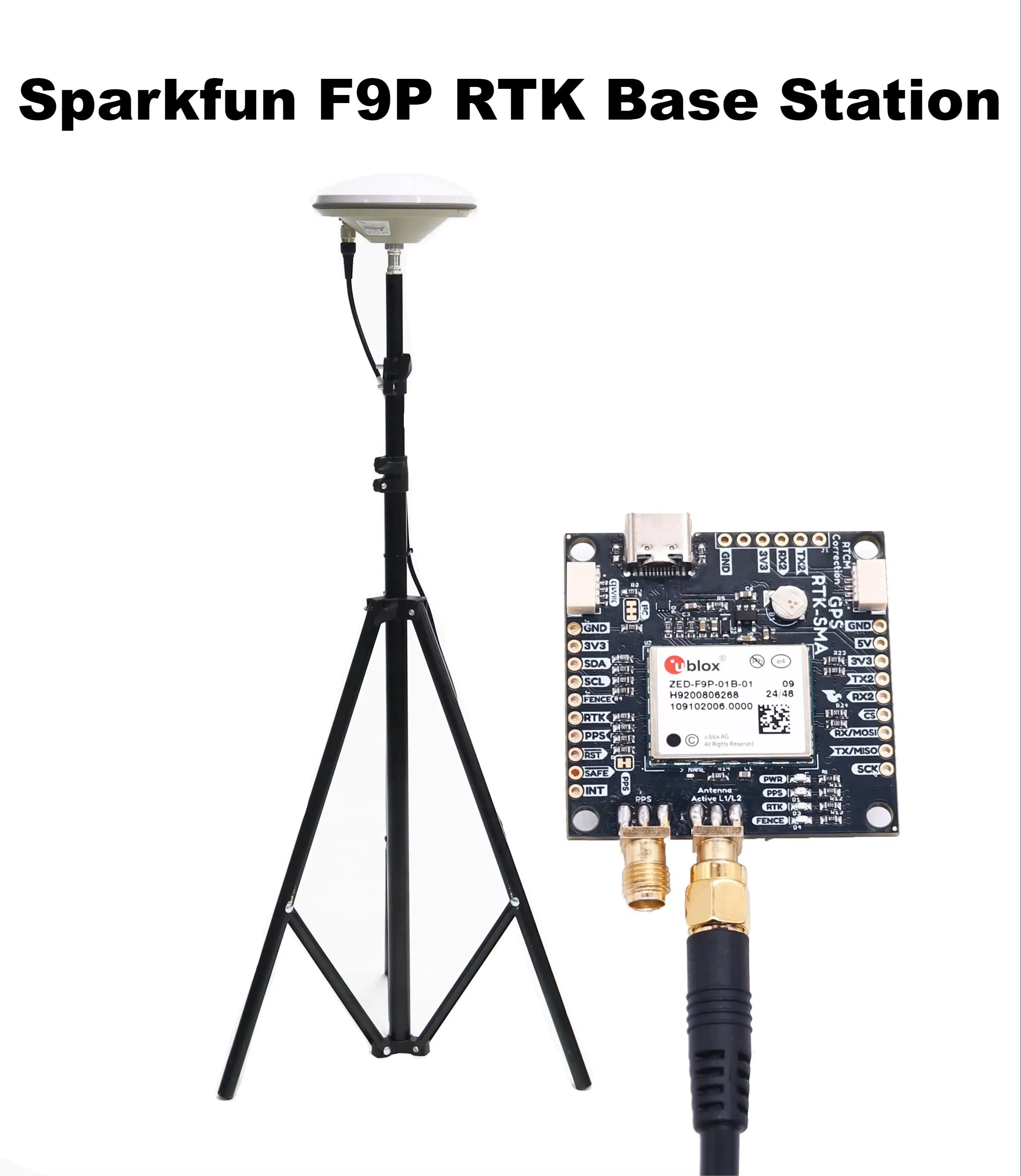 DroneHub SparkFun GPS RTK2 Плата ZED F9P Qwiic Высокоточный БПЛА серии GNSS Ardupilot Pixhawk PX4 FPV AutoPilot Управление полетом
DroneHub SparkFun GPS RTK2 Плата ZED F9P Qwiic Высокоточный БПЛА серии GNSS Ardupilot Pixhawk PX4 FPV AutoPilot Управление полетом