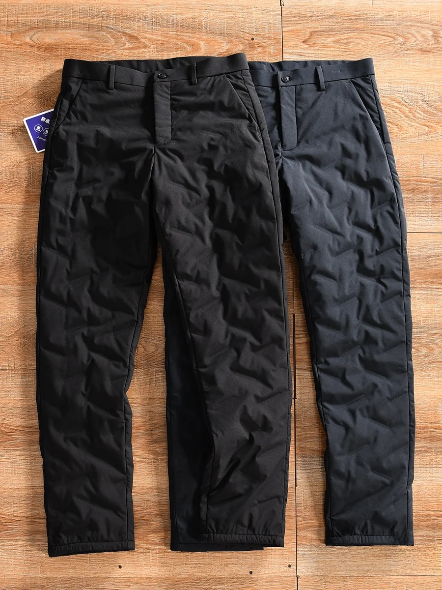 Thickened Duck down Men's Casual Straight Leg down Pants Winter Business Leisure Youth Popular Long Pants Polyester Fiber
Thickened Duck down Men's Casual Straight Leg down Pants Winter Business Leisure Youth Popular Long Pants Polyester Fiber