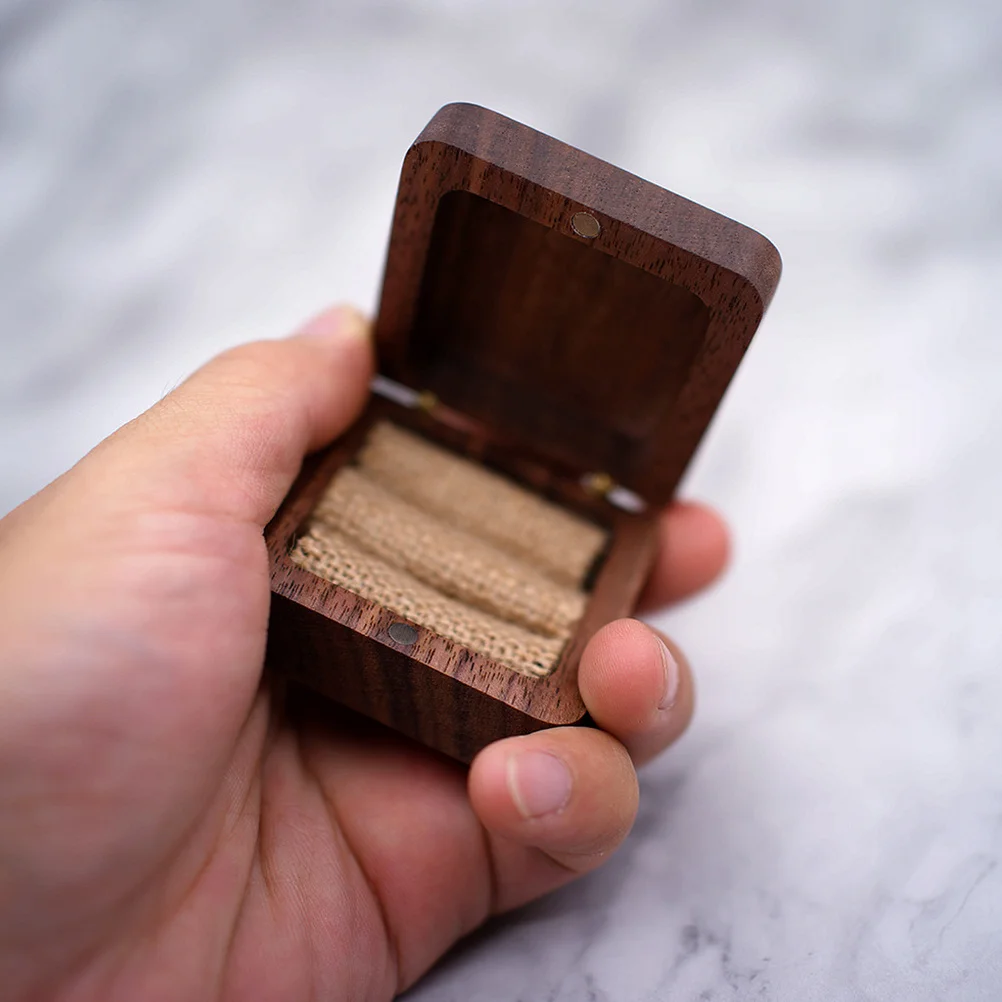Solid Wood Ring Box Jewelry Case Holder Wedding Storage Container Organizer for
Solid Wood Ring Box Jewelry Case Holder Wedding Storage Container Organizer for