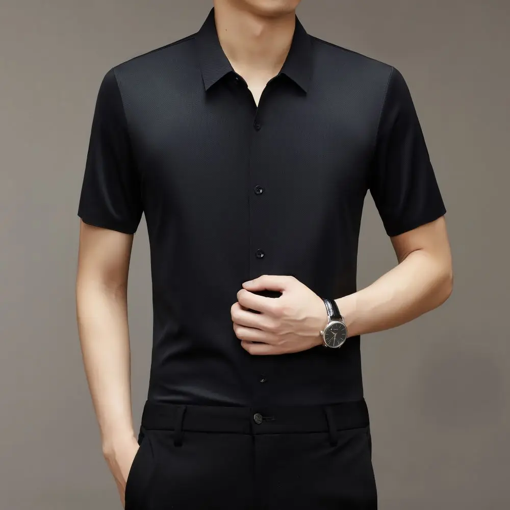 COODRONY Business Casual Polo-Shirt Simple Moisture Absorption Breathable Short Sleeve Solid Color Men Clothing Summer Top W5582
COODRONY Business Casual Polo-Shirt Simple Moisture Absorption Breathable Short Sleeve Solid Color Men Clothing Summer Top W5582