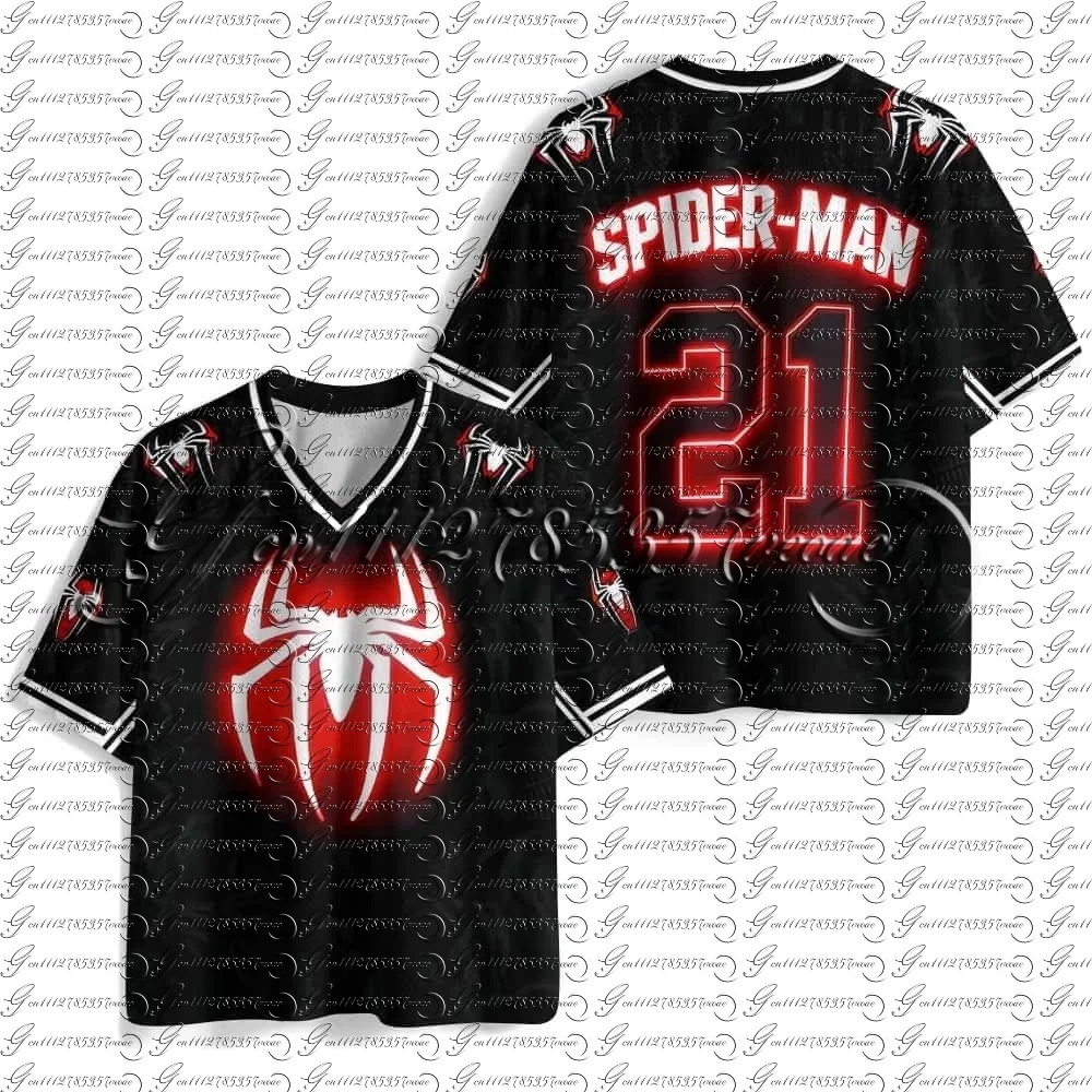 2026 Popular Summer New Spider Man Hero Children's Adult Parent-child Leisure Sports Fashion Couple Breathable V-neck Jersey
2026 Popular Summer New Spider Man Hero Children's Adult Parent-child Leisure Sports Fashion Couple Breathable V-neck Jersey