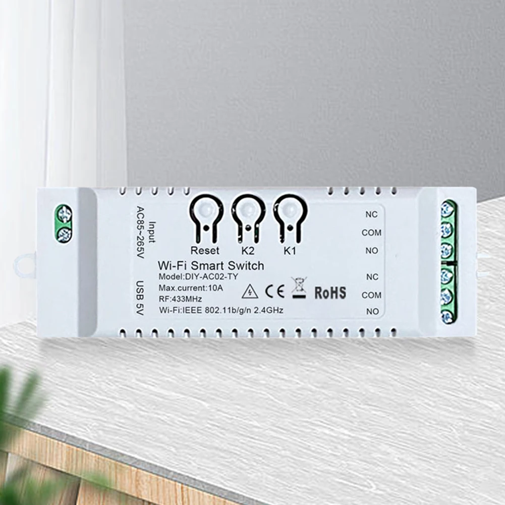 7-32 В/85-265 В модуль беспроводного переключателя Wi-Fi Smart Life APP RF 433 МГц умный пульт дистанционного управления работает с Alexa Google Home
7-32 В/85-265 В модуль беспроводного переключателя Wi-Fi Smart Life APP RF 433 МГц умный пульт дистанционного управления работает с Alexa Google Home