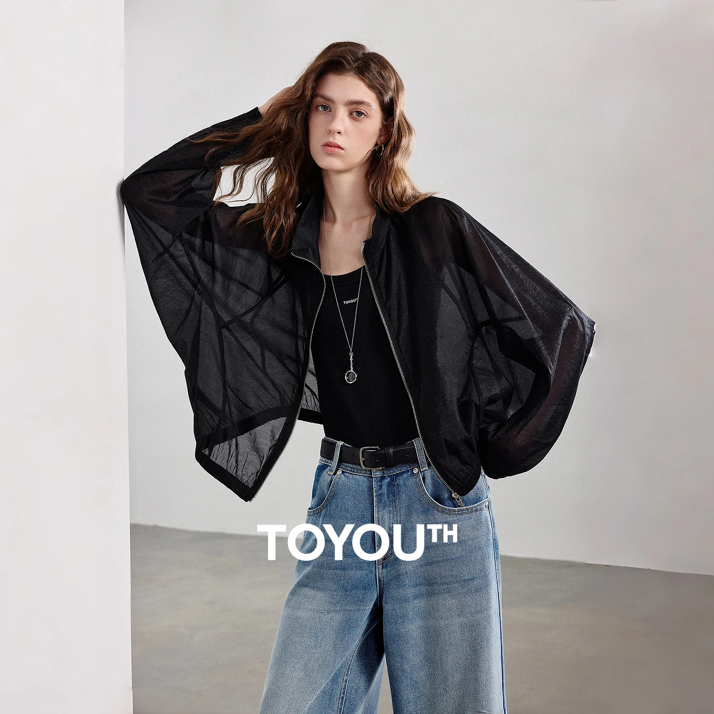 Женская хлопковая куртка TOYOUTH, весна 2026, новая, свободного кроя, с воротником-стойкой, черная, легкая, с рукавами реглан
Женская хлопковая куртка TOYOUTH, весна 2026, новая, свободного кроя, с воротником-стойкой, черная, легкая, с рукавами реглан