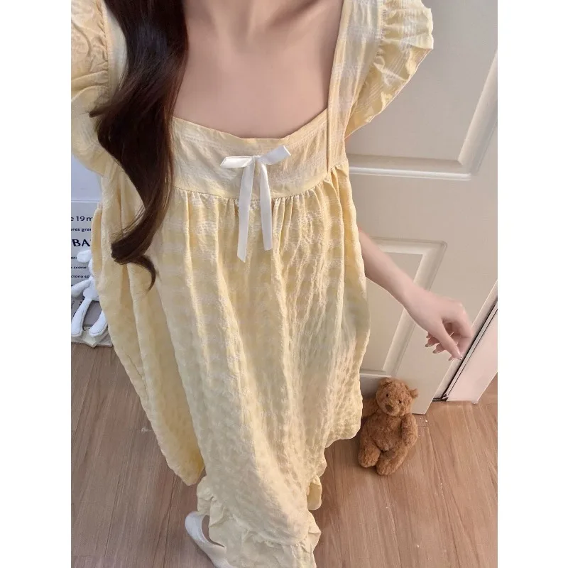 Pajamas with Bra Pads, Women's Summer Korean-style Light Cloud Cotton Small Flying Sleeves, Camisole, Pajamas
Pajamas with Bra Pads, Women's Summer Korean-style Light Cloud Cotton Small Flying Sleeves, Camisole, Pajamas