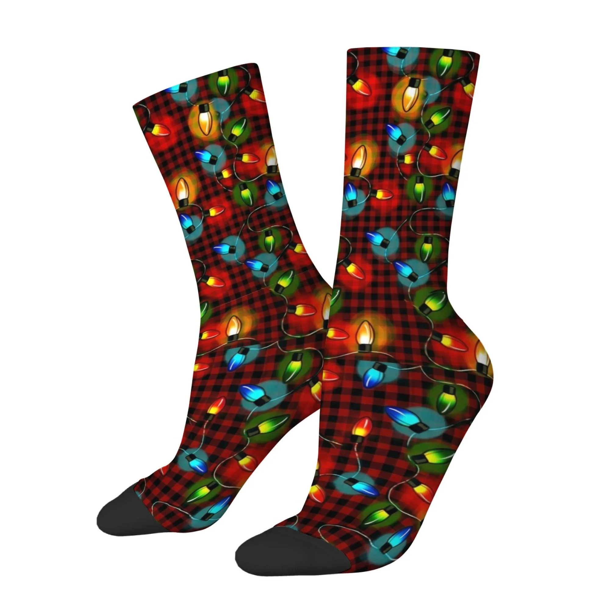 Checkerboard Fluorescent Light Bulb Print Men's Socks Comfortable Breathable Soft Socks Street Quirky Fun Outdoor Sports Socks
Checkerboard Fluorescent Light Bulb Print Men's Socks Comfortable Breathable Soft Socks Street Quirky Fun Outdoor Sports Socks