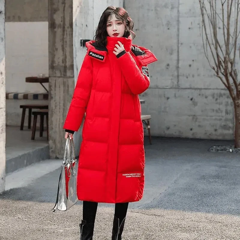 Down Jacket Womens 2023 New Winter Jacket Long Parkas Hooded Thick Warm White Duck Down Coat Female Long Over Knee Outerwear
Down Jacket Womens 2023 New Winter Jacket Long Parkas Hooded Thick Warm White Duck Down Coat Female Long Over Knee Outerwear