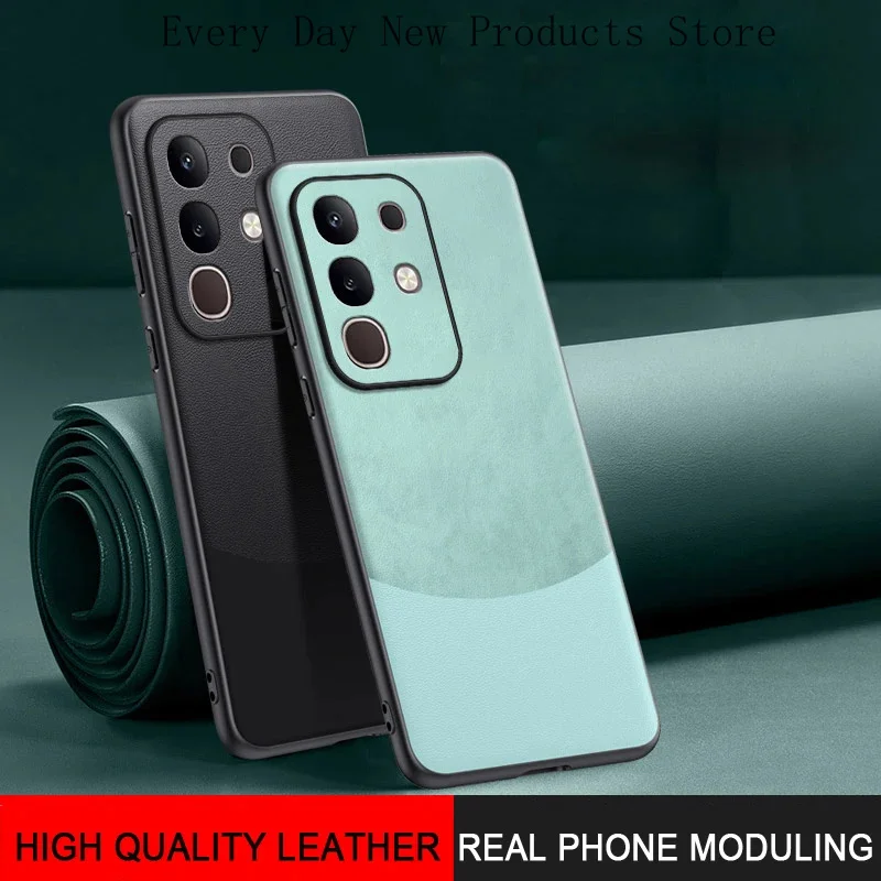 Luxury PU leather case for Vivo Y29 4G back cover matte silicone shockproof full protection phone case T4X Coque Protective
Luxury PU leather case for Vivo Y29 4G back cover matte silicone shockproof full protection phone case T4X Coque Protective