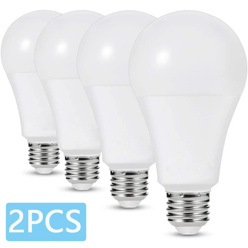 2Pcs LED Bulbs E27 6W 9W 12W 15W 18W 20W 24W Real Wattage High Brightness Bulb Lamps 220V Lampada Living Room Home Lights
2Pcs LED Bulbs E27 6W 9W 12W 15W 18W 20W 24W Real Wattage High Brightness Bulb Lamps 220V Lampada Living Room Home Lights