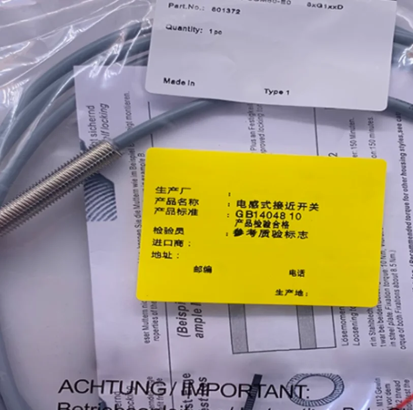 2PCS New high proximity switch NBB2-6.5GM50-E2
2PCS New high proximity switch NBB2-6.5GM50-E2