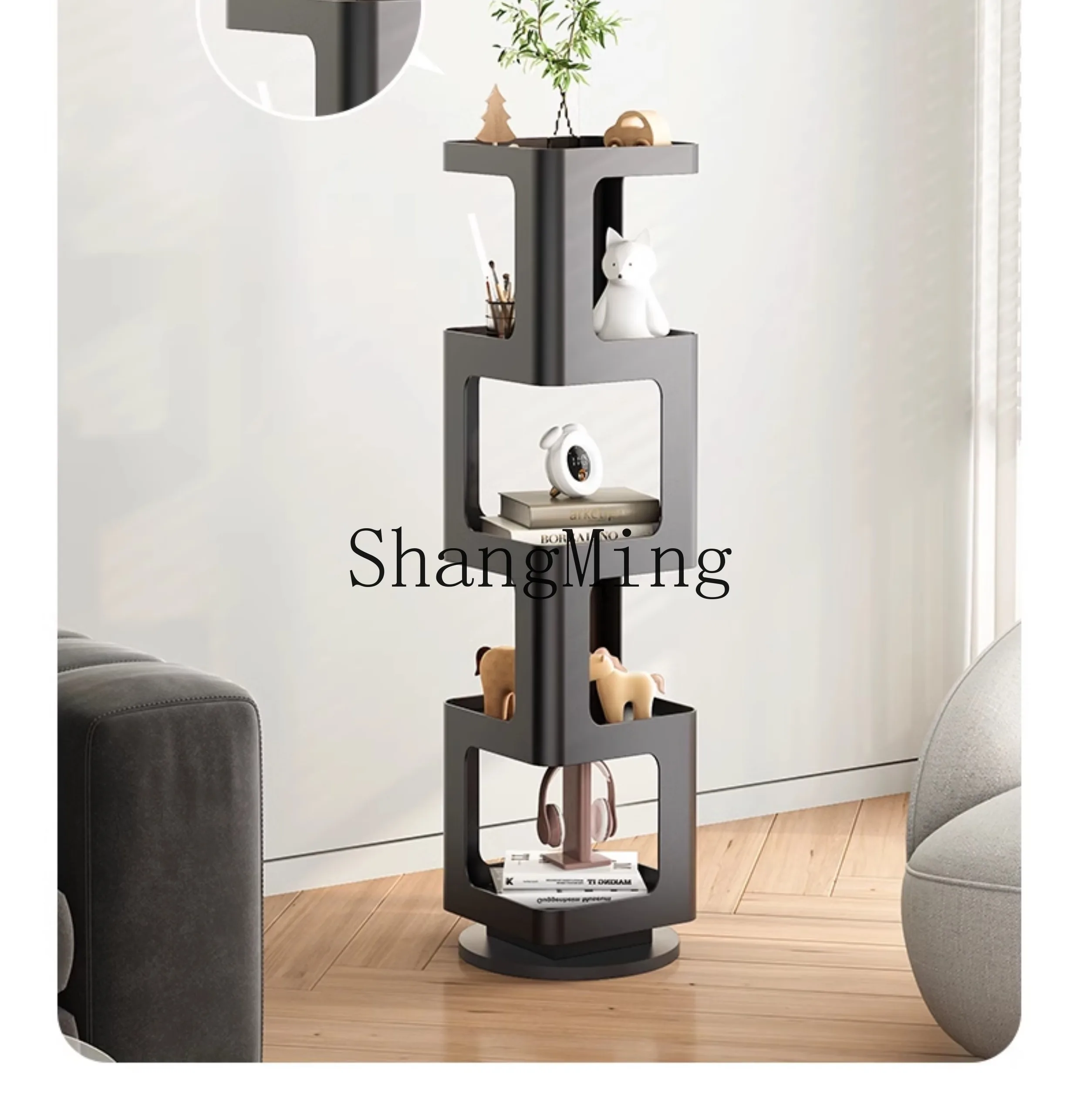 TMJ living room rotating bookshelf floor rack corner simple bedroom TV corner cabinet
TMJ living room rotating bookshelf floor rack corner simple bedroom TV corner cabinet