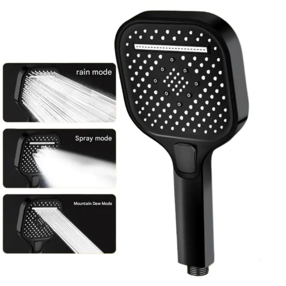 Large Panel Hand Shower Head Large Flow Rainfall 3 Modes Bathroom Accessories With Filter High Pressure Shower Replacement
Large Panel Hand Shower Head Large Flow Rainfall 3 Modes Bathroom Accessories With Filter High Pressure Shower Replacement