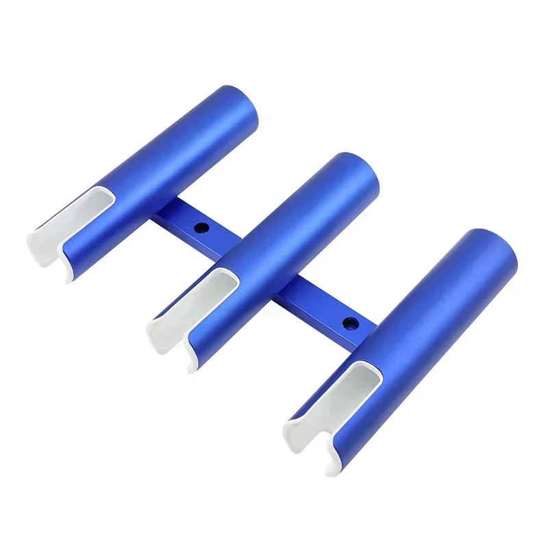 3 Tubes Linked Aluminum Alloy Fishing Rod Holder Rack For Marine Yacht And Boat
3 Tubes Linked Aluminum Alloy Fishing Rod Holder Rack For Marine Yacht And Boat