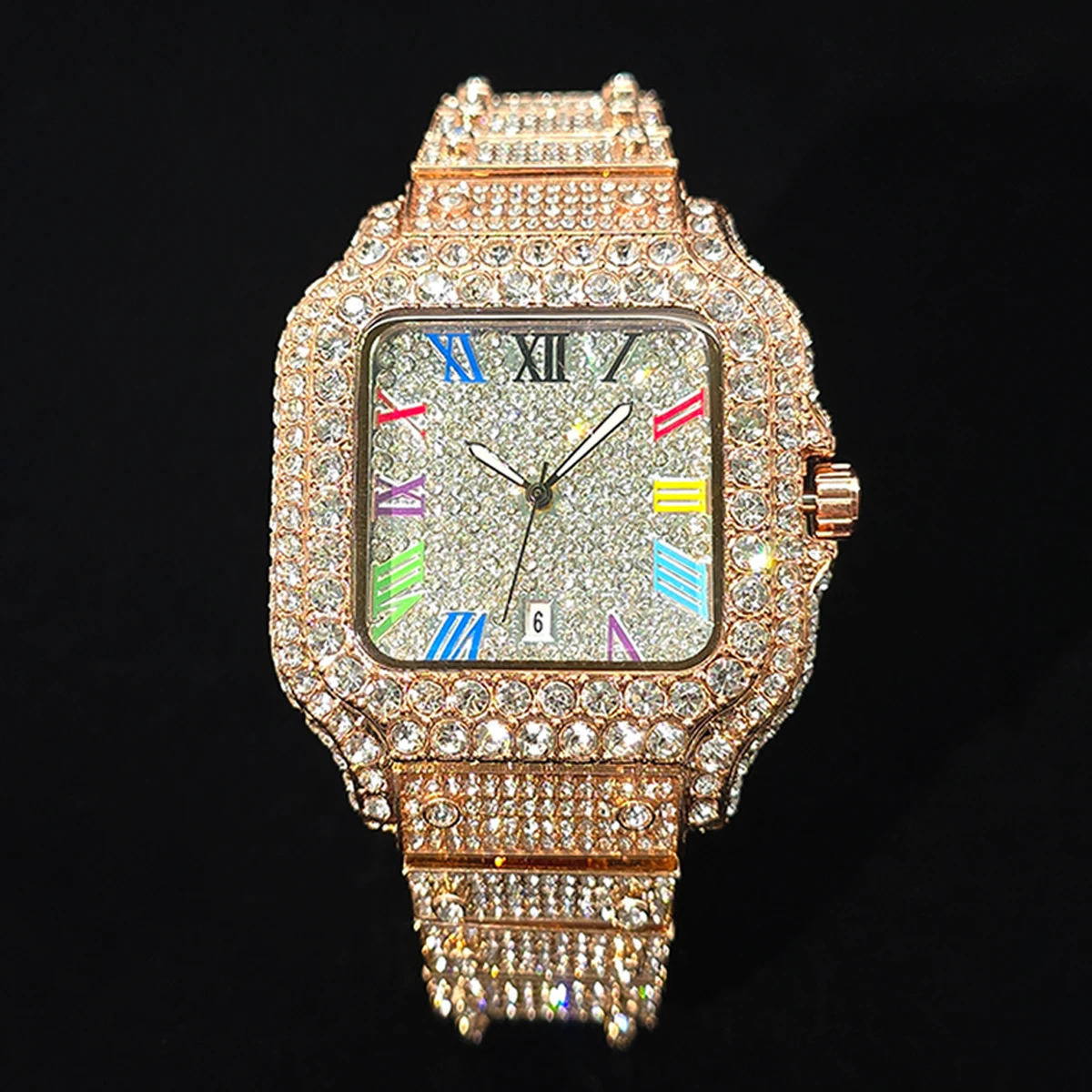 Men's Iced Out Square Quartz Watch Luxury Style with Everyday Functionality Waterproof Diamond Watches For Man Dropshipping
Men's Iced Out Square Quartz Watch Luxury Style with Everyday Functionality Waterproof Diamond Watches For Man Dropshipping