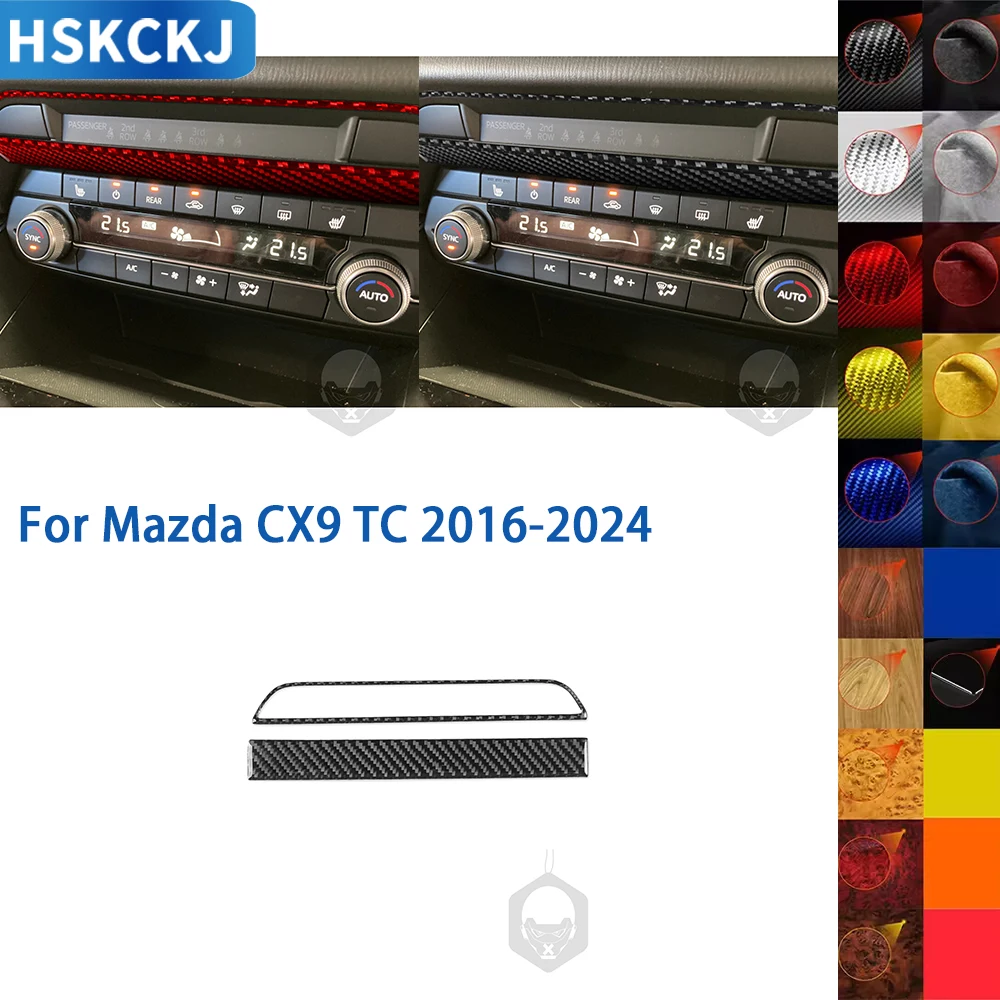 For Mazda CX9 TC 2016-2024 Accessories Real Soft Carbon Fiber Car Interior Seat Heating Button Panel Cover Trim Sticker
For Mazda CX9 TC 2016-2024 Accessories Real Soft Carbon Fiber Car Interior Seat Heating Button Panel Cover Trim Sticker