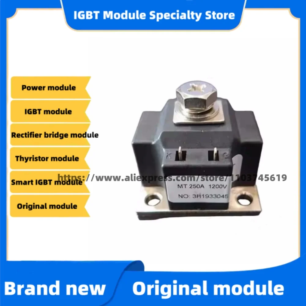 Новый оригинальный модуль IGBT MT250A 1200V MT200A-1600V MT200A1600V
Новый оригинальный модуль IGBT MT250A 1200V MT200A-1600V MT200A1600V