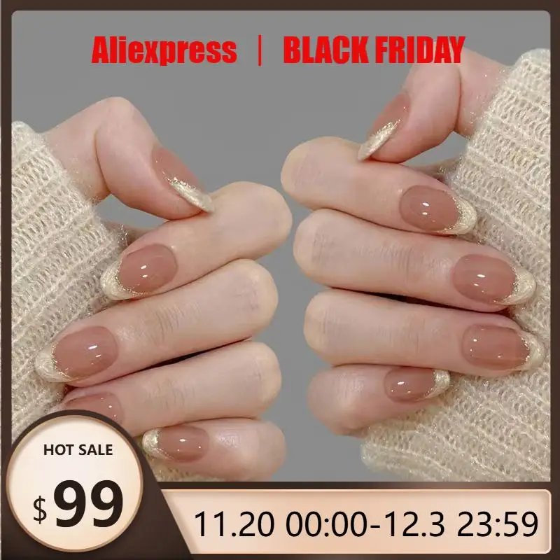 10 шт./1 коробка, носимые ногти ручной работы, блестящая золотая нить, французский минималистичный стиль, модные типсы для ногтей, белый корпус Pure Desire
10 шт./1 коробка, носимые ногти ручной работы, блестящая золотая нить, французский минималистичный стиль, модные типсы для ногтей, белый корпус Pure Desire