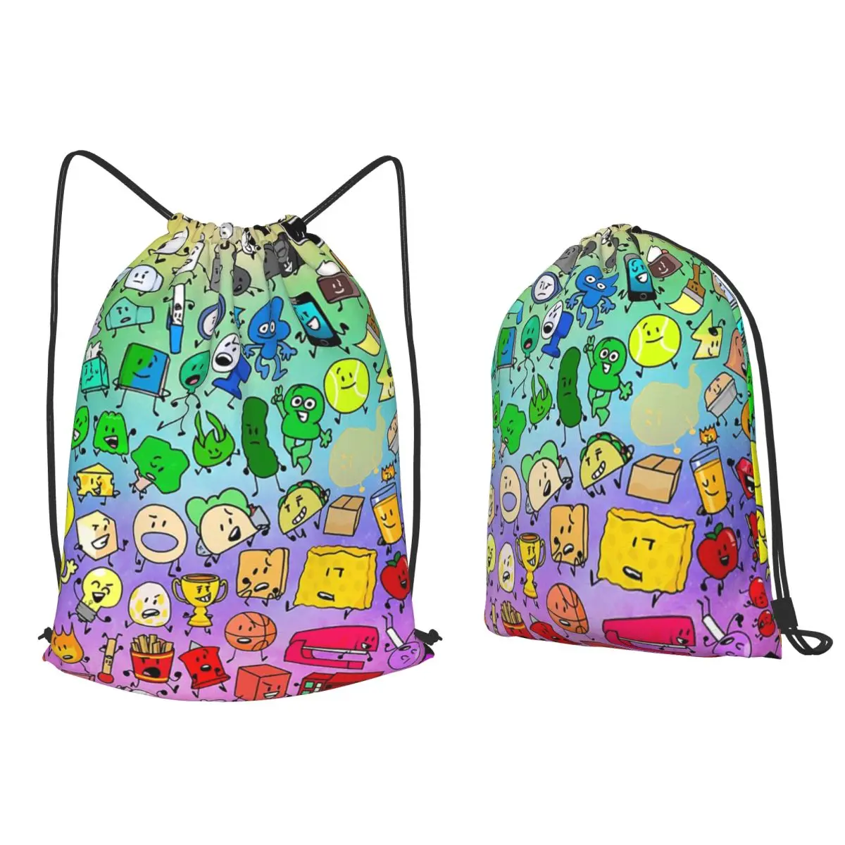 BFDI Inanimate Insanity All Characters (Rainbow) Backpacks Multi-function Drawstring BundleBook Bags for Travel Students
BFDI Inanimate Insanity All Characters (Rainbow) Backpacks Multi-function Drawstring BundleBook Bags for Travel Students