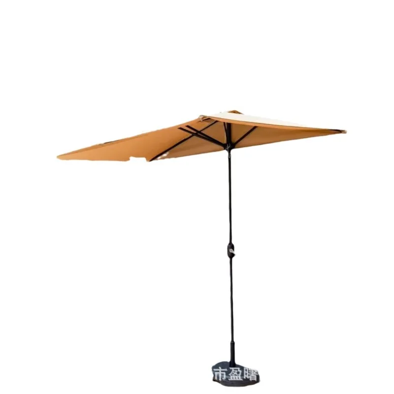 Outdoor half umbrella against the wall balcony parasol side rectangular courtyard umbrella garden terrace sun umbrella stall
Outdoor half umbrella against the wall balcony parasol side rectangular courtyard umbrella garden terrace sun umbrella stall