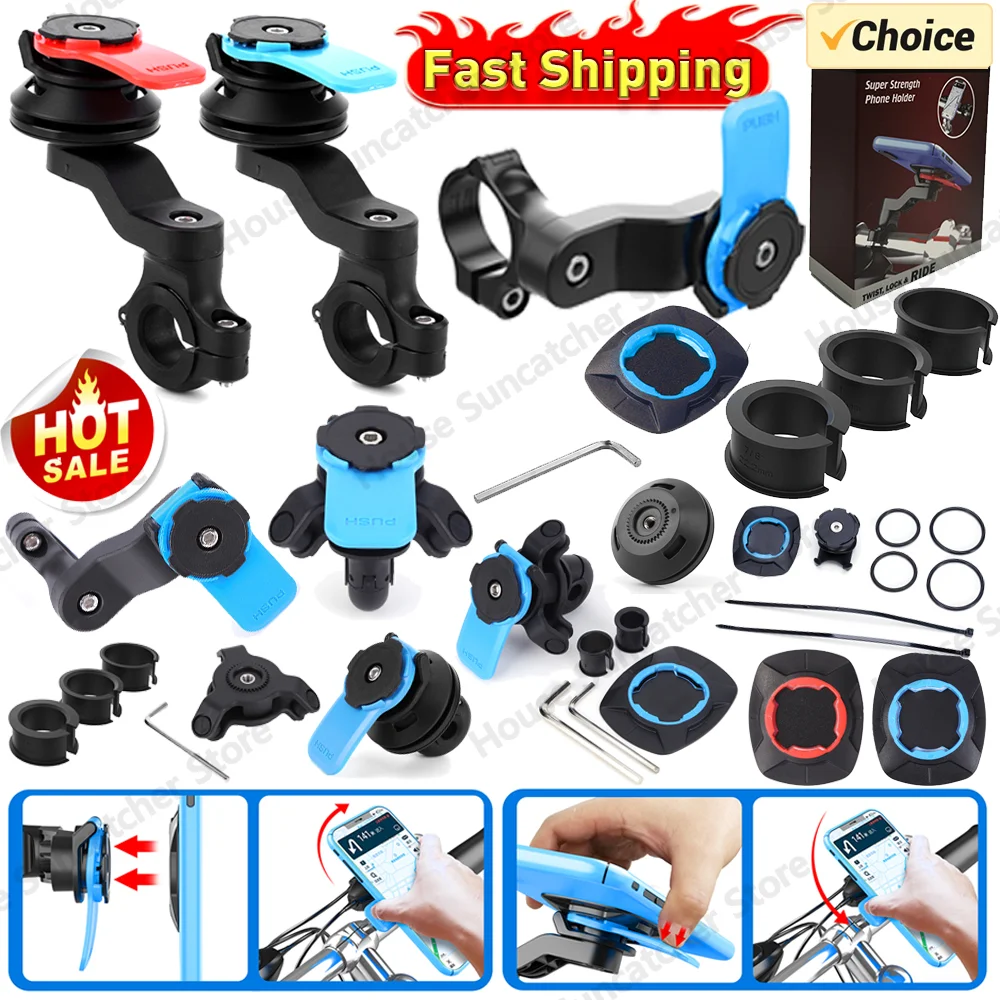 Motorcycle Bike Phone Holder Stand Bicycle Phone Bike Holder 360° Rotatable Navigation Support Security Quick Lock Phone Bracket
Motorcycle Bike Phone Holder Stand Bicycle Phone Bike Holder 360° Rotatable Navigation Support Security Quick Lock Phone Bracket