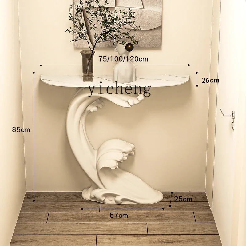 porch cabinet light luxury style high-end ins style cream French entrance door semi-round entrance table art entrance table
porch cabinet light luxury style high-end ins style cream French entrance door semi-round entrance table art entrance table
