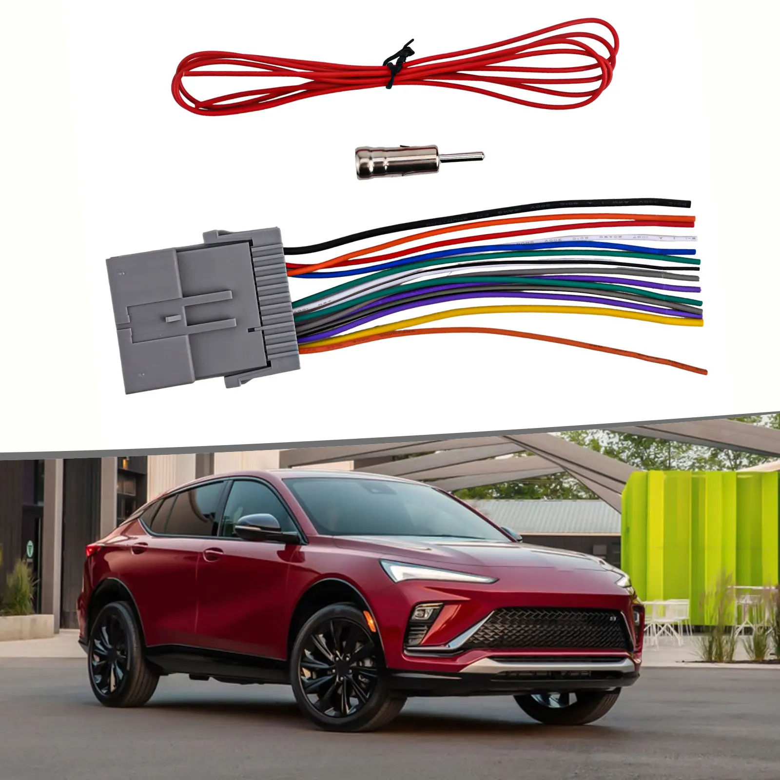 For Buick For Chevy For GMC Car Stereo Wire Harness Cable Adapter Quick and Simple Installation for Upgraded Sound
For Buick For Chevy For GMC Car Stereo Wire Harness Cable Adapter Quick and Simple Installation for Upgraded Sound