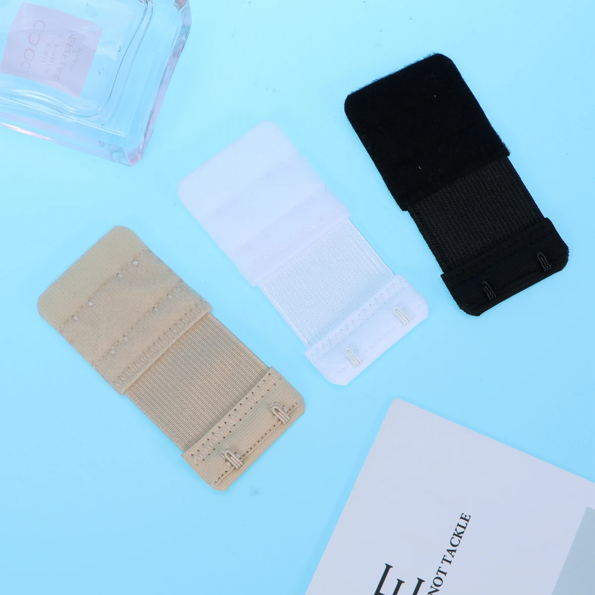3pcs Bra Extender 2 Hook Adjustable Extension Strap for Women Black White Nude Underwear Button 7 6x3 3cm Elastic Cotton Steel
3pcs Bra Extender 2 Hook Adjustable Extension Strap for Women Black White Nude Underwear Button 7 6x3 3cm Elastic Cotton Steel