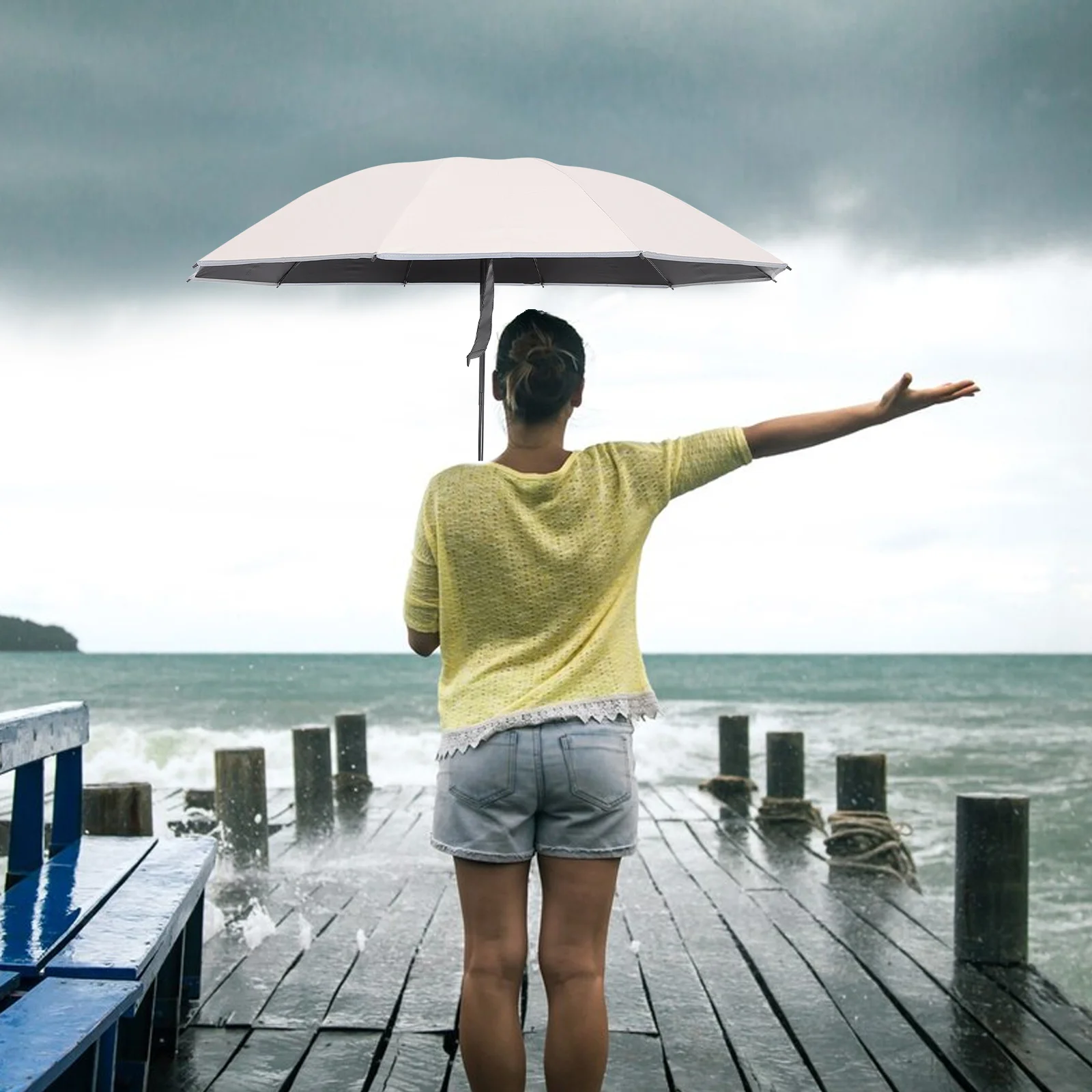 Automatic Open Reverse Folding Umbrella Large Uv Protection Dual Purpose Rain Sunshade For Men Women Spacious Coverage
Automatic Open Reverse Folding Umbrella Large Uv Protection Dual Purpose Rain Sunshade For Men Women Spacious Coverage