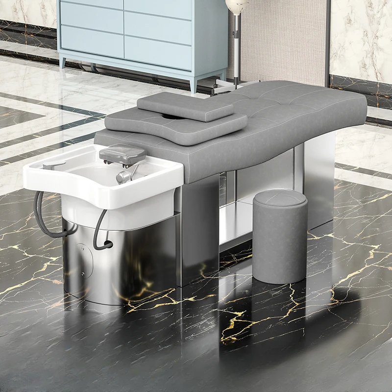 High grade ceramic basin stainless steel head treatment shampoo bed hair salon Thai massage
High grade ceramic basin stainless steel head treatment shampoo bed hair salon Thai massage