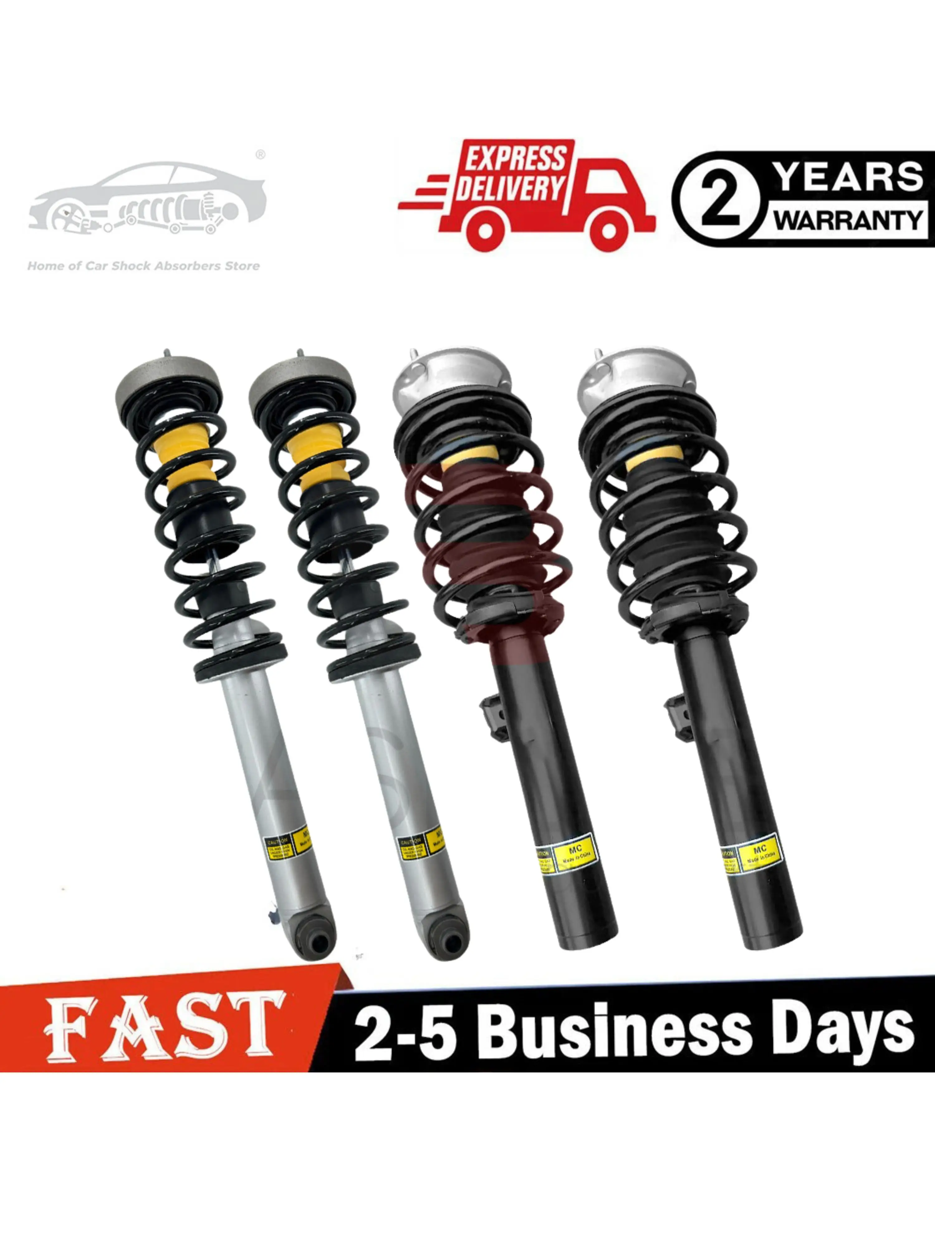 4X Front+Rear Shock Strut Assys For BMW E60 E61 530xi 528i 535i AWD No Electric
4X Front+Rear Shock Strut Assys For BMW E60 E61 530xi 528i 535i AWD No Electric