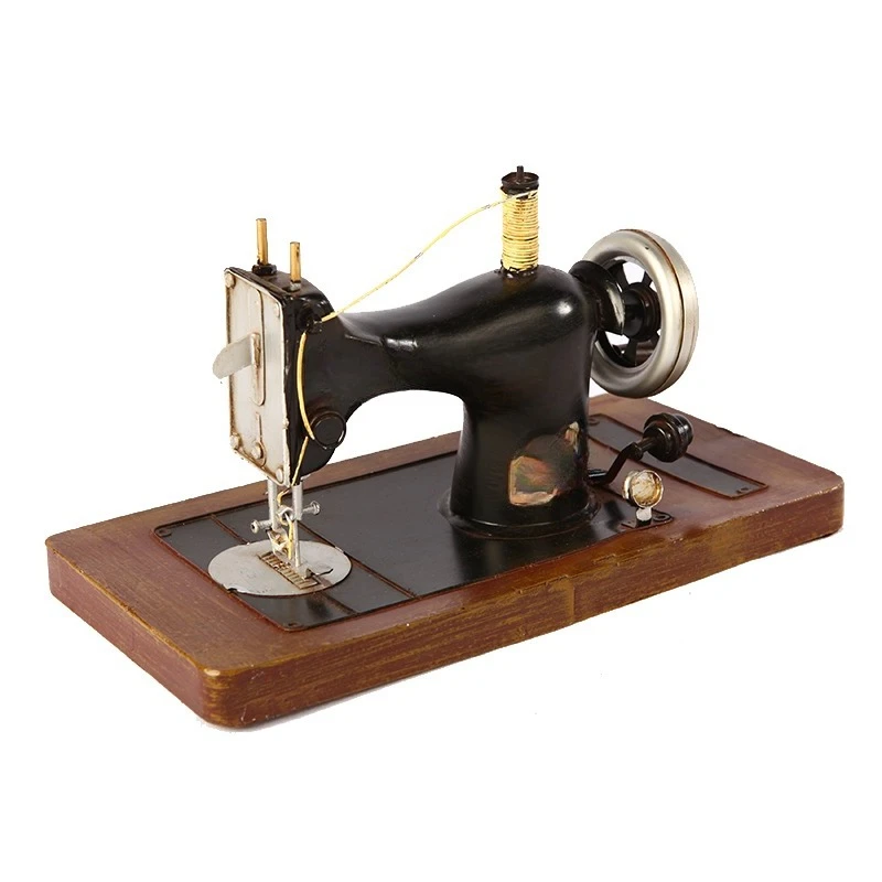 Vintage nostalgic vintage sewing machine model, window ornament
Vintage nostalgic vintage sewing machine model, window ornament