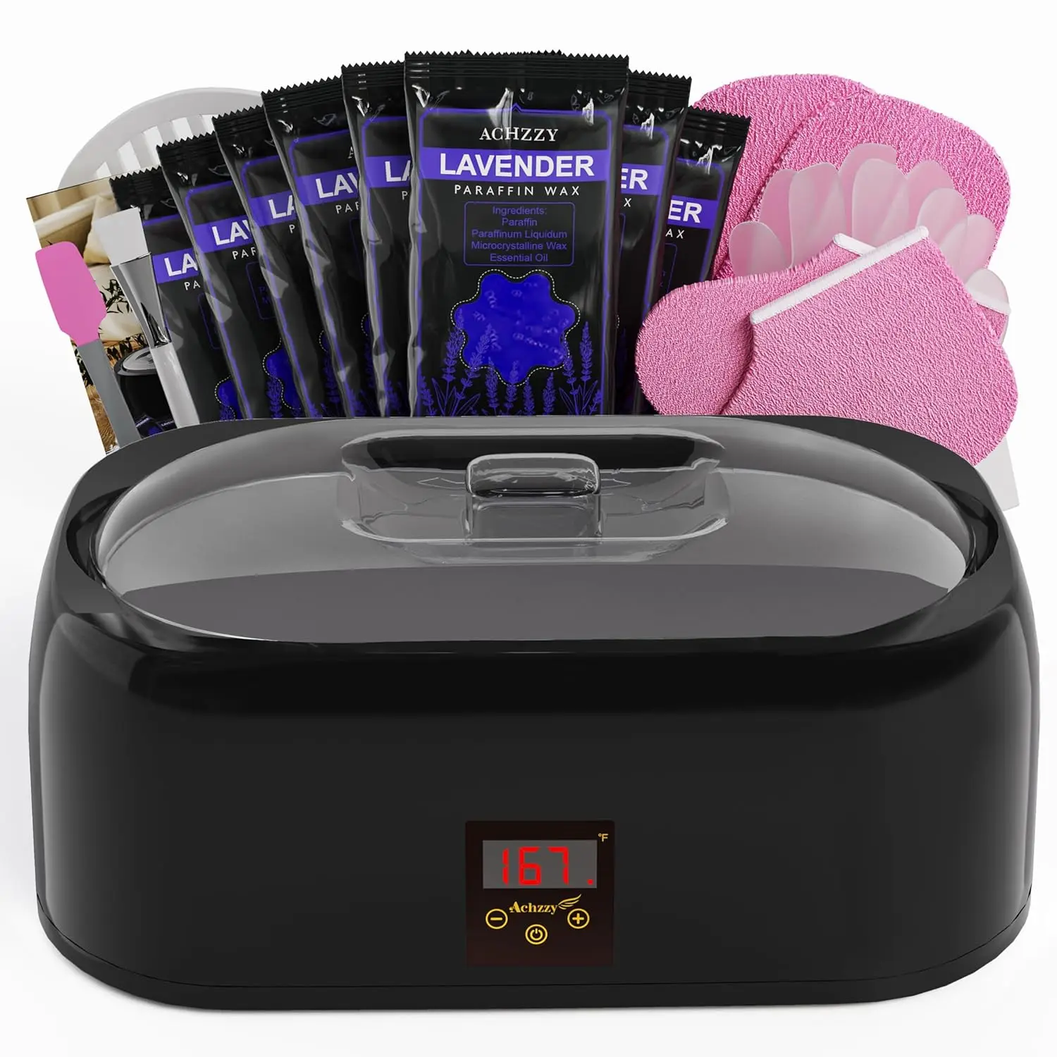 4000ml Paraffin Wax Machine for Hand & Feet - Professional Wax Warmer with 200W Rapid Melting, LED Temp Control & 167°F Fast Heat, Deep Hydration Spa Treatment
4000ml Paraffin Wax Machine for Hand & Feet - Professional Wax Warmer with 200W Rapid Melting, LED Temp Control & 167°F Fast Heat, Deep Hydration Spa Treatment