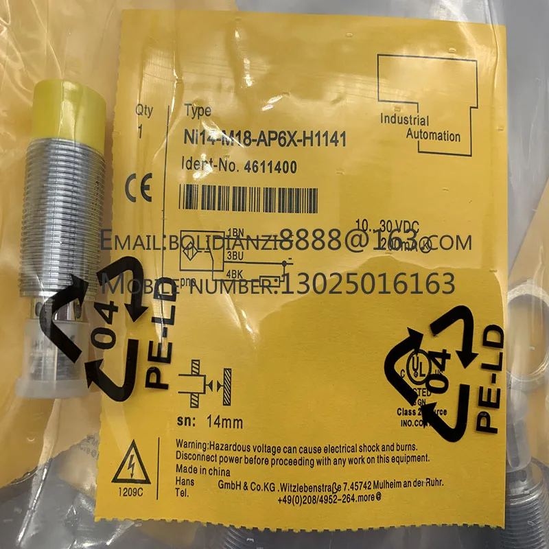 The brand-new original sensor NI14-M18-AP6X-H1141 NI14-M18-AN6X-H1141 warranty for one year in stock
The brand-new original sensor NI14-M18-AP6X-H1141 NI14-M18-AN6X-H1141 warranty for one year in stock