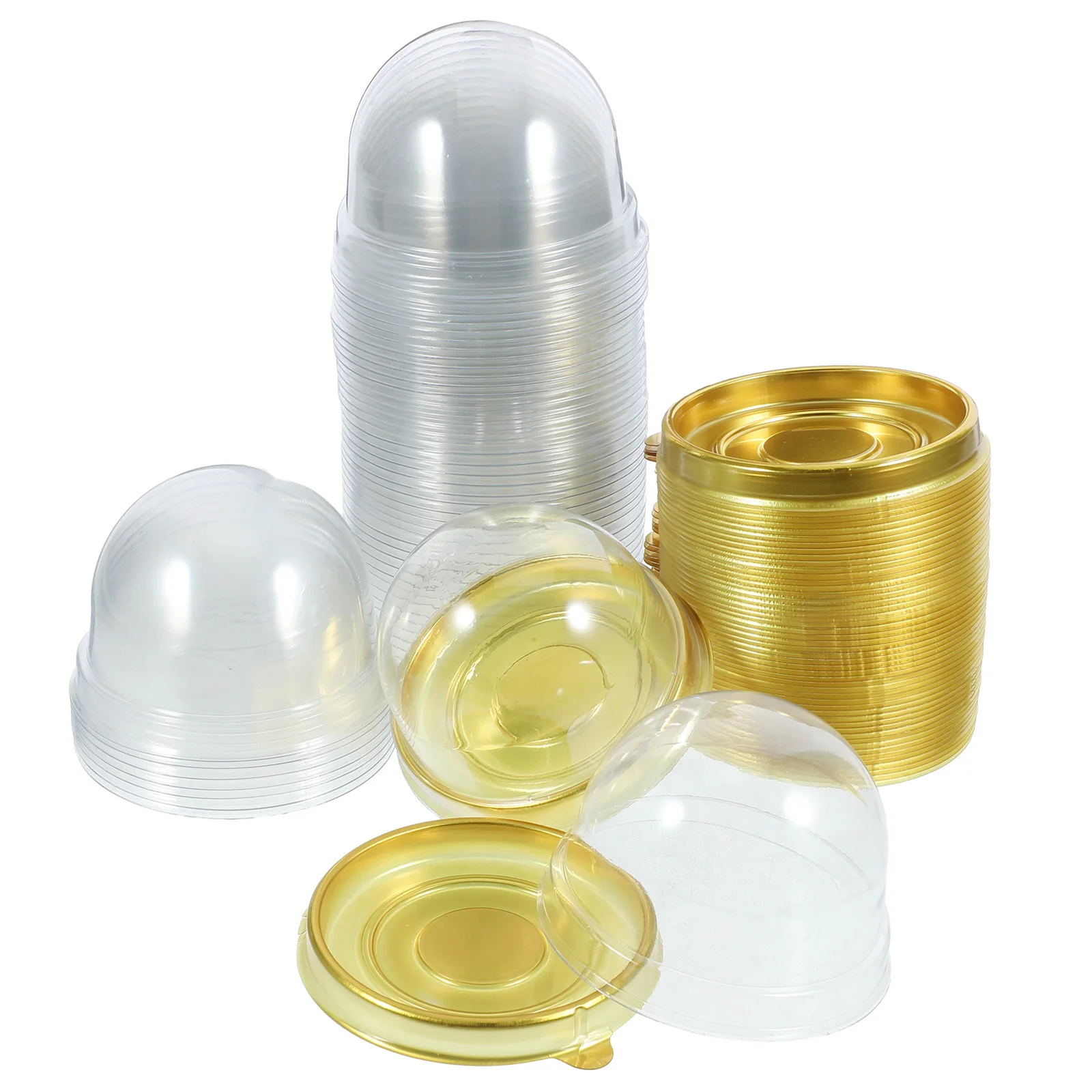 50Pcs Moon Cake Boxes with Smooth Surface Individual Cupcake Holders Sealed Dome Dessert Box for Pastry Cupcake Muffin Cheese
50Pcs Moon Cake Boxes with Smooth Surface Individual Cupcake Holders Sealed Dome Dessert Box for Pastry Cupcake Muffin Cheese
