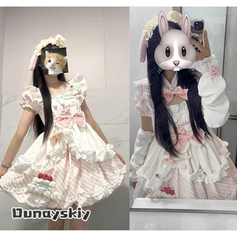 2026Kawaii Mini Cake Skirts Japanese Lolita Strap Dress Pleated Dress Cute Frill Comic Show Cosplay Women Outfit Dress Up
2026Kawaii Mini Cake Skirts Japanese Lolita Strap Dress Pleated Dress Cute Frill Comic Show Cosplay Women Outfit Dress Up