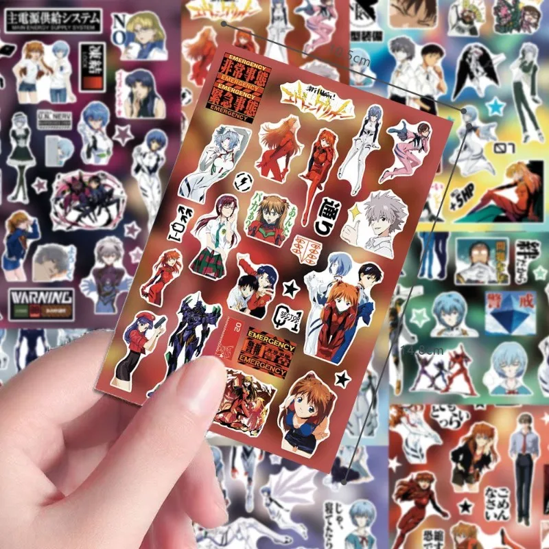 8Pcs Neon Cute Genesis Classic Evangelion Hot Blood Anime Die Cut Stickers Waterproof DIY Journal Material Decorative Stickers
8Pcs Neon Cute Genesis Classic Evangelion Hot Blood Anime Die Cut Stickers Waterproof DIY Journal Material Decorative Stickers