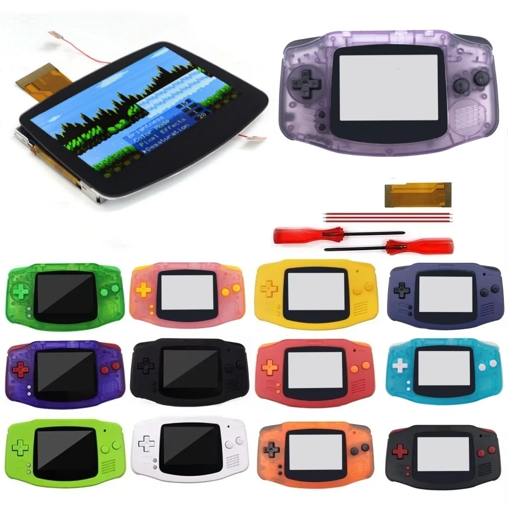 HISPEEDIDO Multi Color Laminated V5 HD 720x480 Drop-in Screen For GBA V5 IPS LCD Kits Screen Replacement Desaturation OSD FRM
HISPEEDIDO Multi Color Laminated V5 HD 720x480 Drop-in Screen For GBA V5 IPS LCD Kits Screen Replacement Desaturation OSD FRM