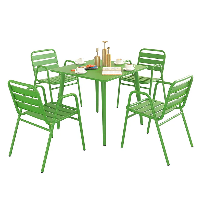 Outdoor tables and chairs Aluminum alloy park chairs Balcony Garden Outdoor dining table and chairs Outdoor aluminum alloy table
Outdoor tables and chairs Aluminum alloy park chairs Balcony Garden Outdoor dining table and chairs Outdoor aluminum alloy table