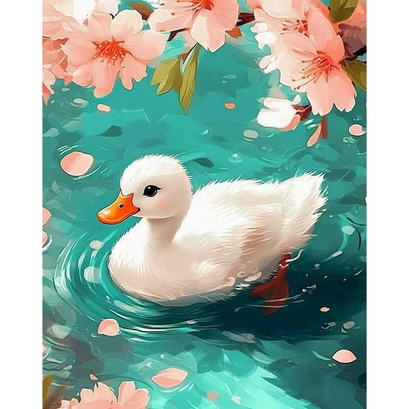 GATYZTORY Oil Painting By Number For Adults Acrylic Cartoon Coloring By Numbers Duck Drawing On Canvas Home Decoration
GATYZTORY Oil Painting By Number For Adults Acrylic Cartoon Coloring By Numbers Duck Drawing On Canvas Home Decoration