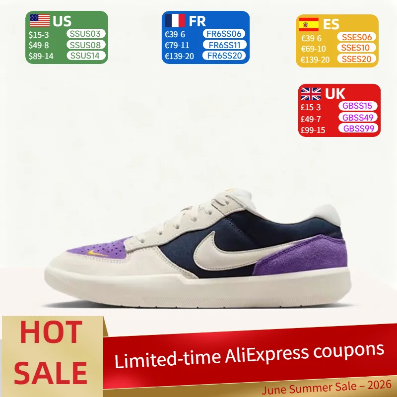 Nike SB Force 58 Stylish and versatile everyday casual sneakers Lightweight and balanced low-top skate shoes Unisex DV5477-403
Nike SB Force 58 Stylish and versatile everyday casual sneakers Lightweight and balanced low-top skate shoes Unisex DV5477-403